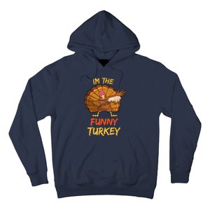 Funny Turkey Matching Family Group Thanksgiving Party Pajama Hoodie