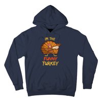 Funny Turkey Matching Family Group Thanksgiving Party Pajama Hoodie