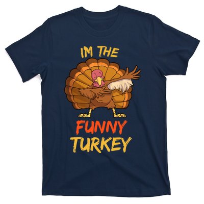 Funny Turkey Matching Family Group Thanksgiving Party Pajama T-Shirt