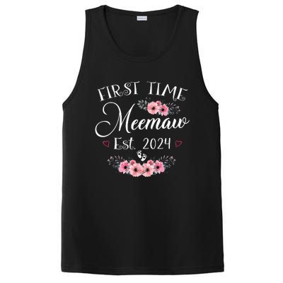 First Time Meemaw 2024 Mothers Day Soon To Be Mom Pregnancy PosiCharge Competitor Tank