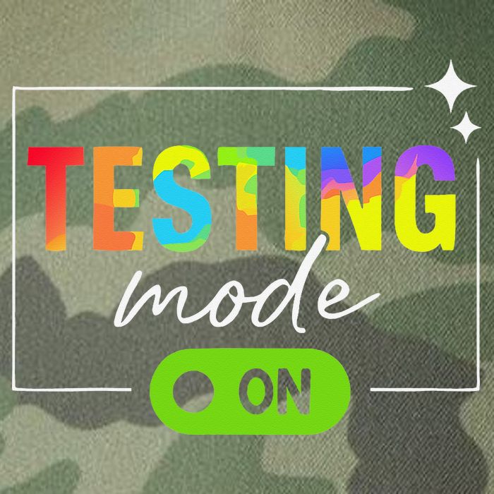 Funny Testing Mode On Motivational Test Day For Teacher Legacy Tie Dye Trucker Hat