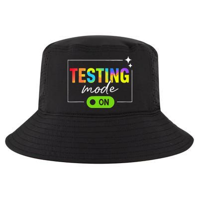 Funny Testing Mode On Motivational Test Day For Teacher Cool Comfort Performance Bucket Hat