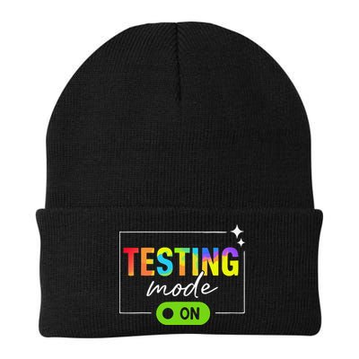 Funny Testing Mode On Motivational Test Day For Teacher Beanie