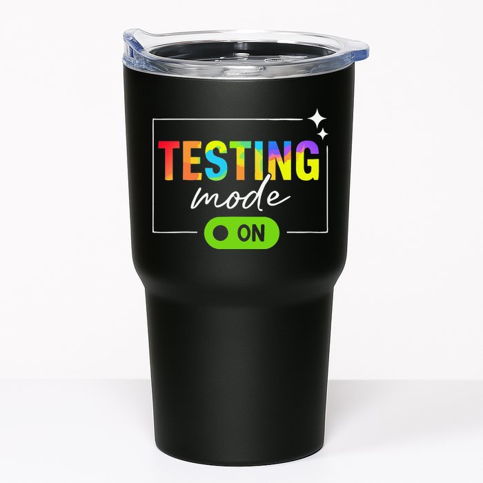 Funny Testing Mode On Motivational Test Day For Teacher Tumbler