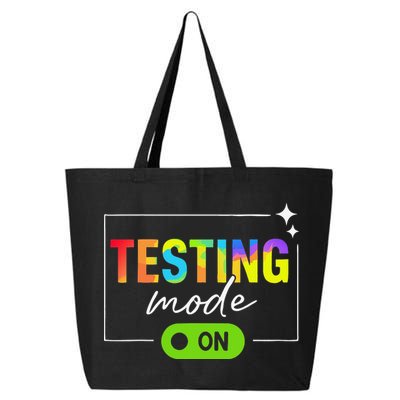 Funny Testing Mode On Motivational Test Day For Teacher 25L Jumbo Tote