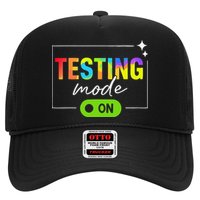 Funny Testing Mode On Motivational Test Day For Teacher Trucker Hat