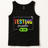 Funny Testing Mode On Motivational Test Day For Teacher Tank Top