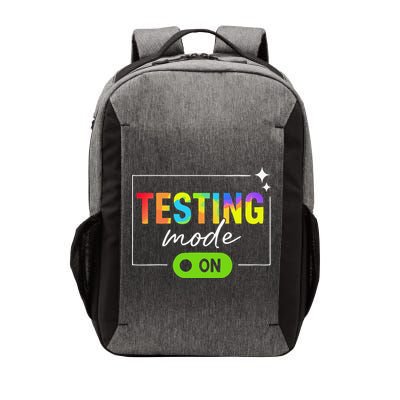 Funny Testing Mode On Motivational Test Day For Teacher Vector Backpack