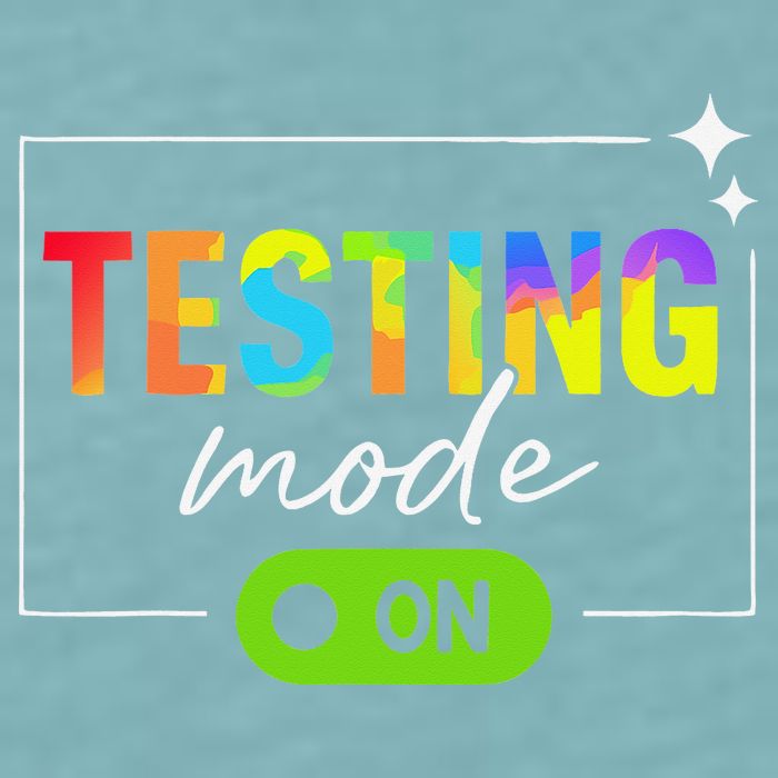 Funny Testing Mode On Motivational Test Day For Teacher Sueded Cloud Jersey T-Shirt