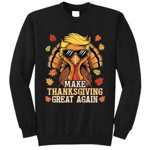 Funny Trump Make Thanksgiving Great Again Turkey Day Trump Sweatshirt