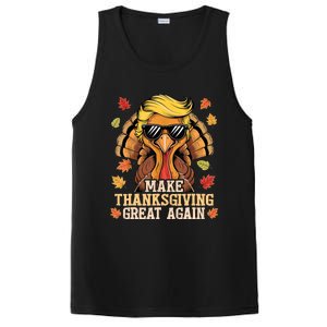 Funny Trump Make Thanksgiving Great Again Turkey Day Trump PosiCharge Competitor Tank