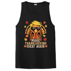 Funny Trump Make Thanksgiving Great Again Turkey Day Trump PosiCharge Competitor Tank