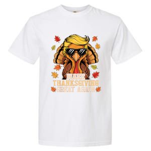 Funny Trump Make Thanksgiving Great Again Turkey Day Trump Garment-Dyed Heavyweight T-Shirt