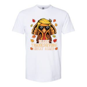 Funny Trump Make Thanksgiving Great Again Turkey Day Trump Softstyle CVC T-Shirt