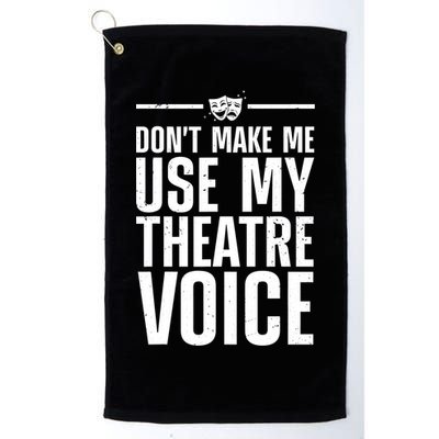 Funny Theatre Musical Theatre Theater Actor Golf Towel