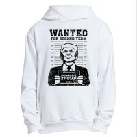 Free Trump Mugshot Wanted For Second Term 2024 Trump 2024 Urban Pullover Hoodie