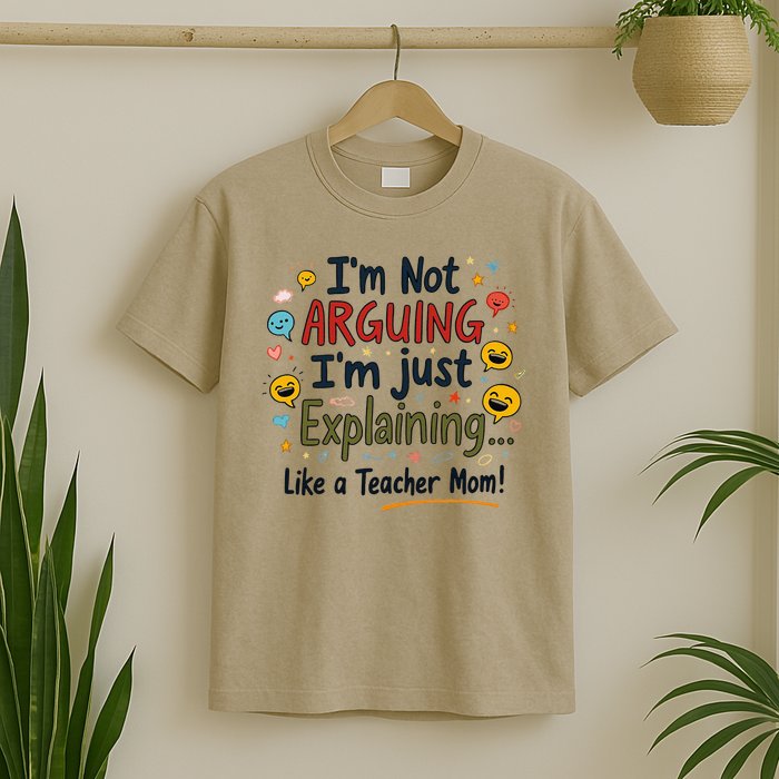 Funny Teacher Mom Im Not Arguing Im Explaining T-Shirt