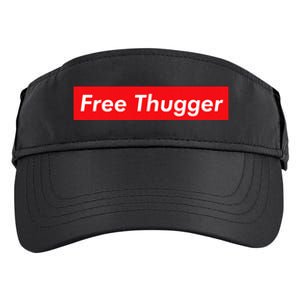 Free Thugger Meme Hip Hop Funny Viral Joke Music Urban Slang Adult Drive Performance Visor