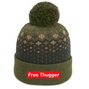 Free Thugger Meme Hip Hop Funny Viral Joke Music Urban Slang The Baniff Cuffed Pom Beanie