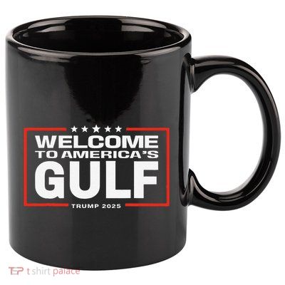 Funny Trump Mexico America Retro Welcome To AmericaS Gulf 11oz C Handle Ceramic Mug