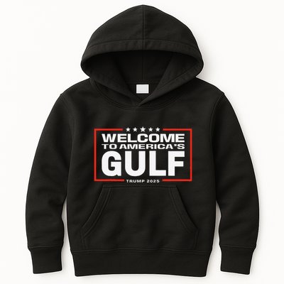 Funny Trump Mexico America Retro Welcome To AmericaS Gulf Kids Hoodie