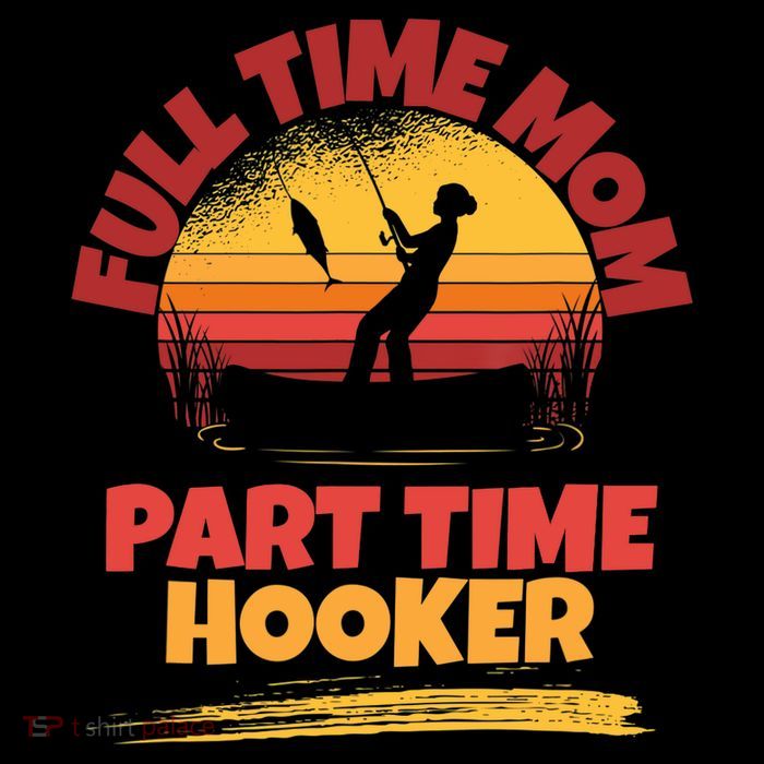 Full Time Mom Part Time Hooker Funny Fishing Wool Snapback Cap