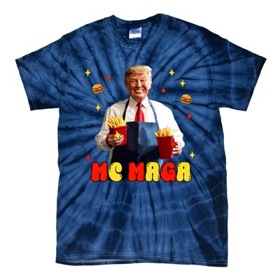 Funny Trump Mc Maga Fries Fast Food Tie-Dye T-Shirt