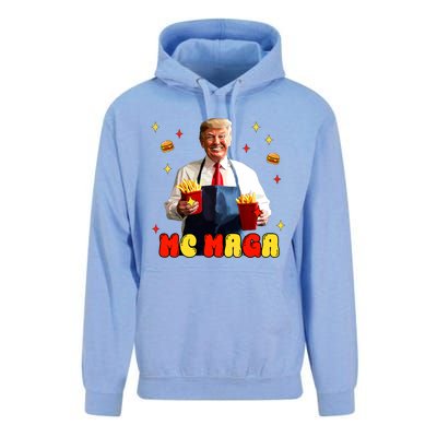 Funny Trump Mc Maga Fries Fast Food Unisex Surf Hoodie