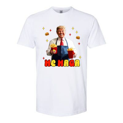 Funny Trump Mc Maga Fries Fast Food Softstyle® CVC T-Shirt