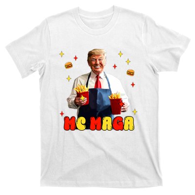 Funny Trump Mc Maga Fries Fast Food T-Shirt