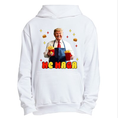 Funny Trump Mc Maga Fries Fast Food Urban Pullover Hoodie