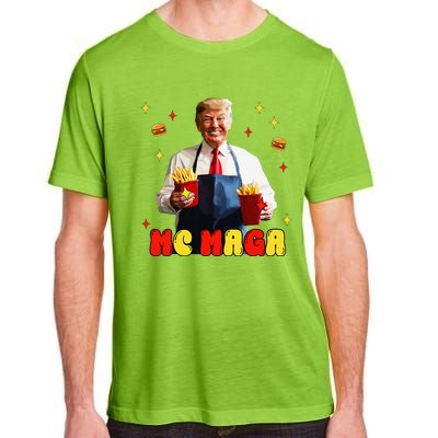 Funny Trump Mc Maga Fries Fast Food Adult ChromaSoft Performance T-Shirt