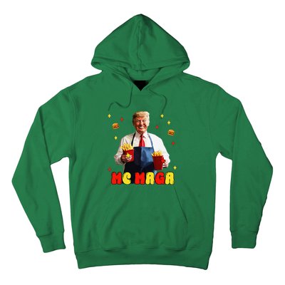 Funny Trump Mc Maga Fries Fast Food Hoodie