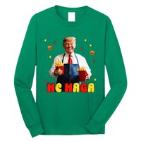 Funny Trump Mc Maga Fries Fast Food Long Sleeve Shirt