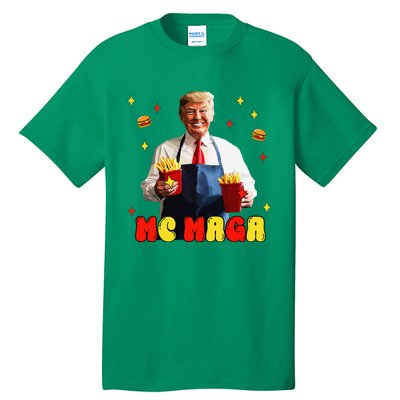 Funny Trump Mc Maga Fries Fast Food Tall T-Shirt