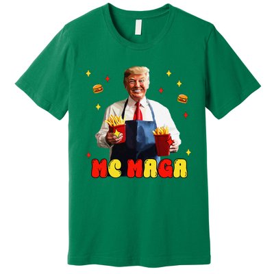 Funny Trump Mc Maga Fries Fast Food Premium T-Shirt