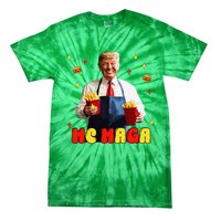 Funny Trump Mc Maga Fries Fast Food Tie-Dye T-Shirt