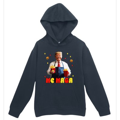 Funny Trump Mc Maga Fries Fast Food Urban Pullover Hoodie