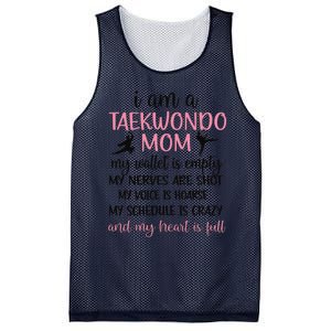 Funny Taekwondo Mom Of A Taekwondo Fighter Mama Mesh Reversible Basketball Jersey Tank