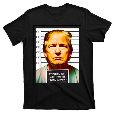 Funny Trump Mugshot Parody AI DC Georgia NYC Indictment T-Shirt