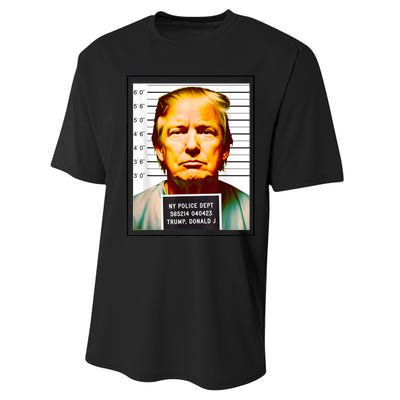 Funny Trump Mugshot Parody AI DC Georgia NYC Indictment Performance Sprint T-Shirt