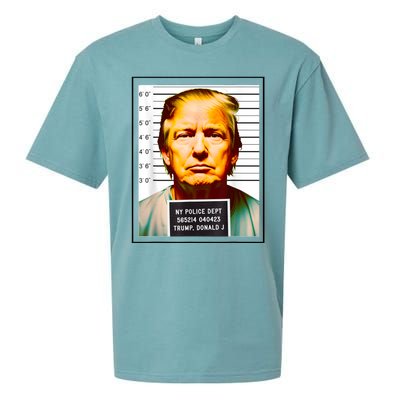 Funny Trump Mugshot Parody AI DC Georgia NYC Indictment Sueded Cloud Jersey T-Shirt