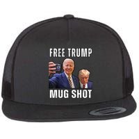 Free Trump Mugshot President Joe Biden Selfie Halloween Flat Bill Trucker Hat