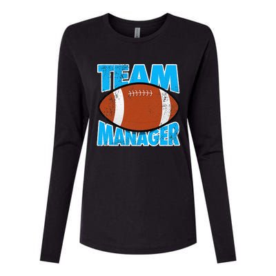 Football Team Manager Graphic Womens Cotton Relaxed Long Sleeve T-Shirt