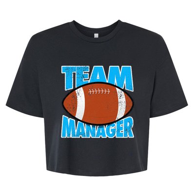 Football Team Manager Graphic Bella+Canvas Jersey Crop Tee