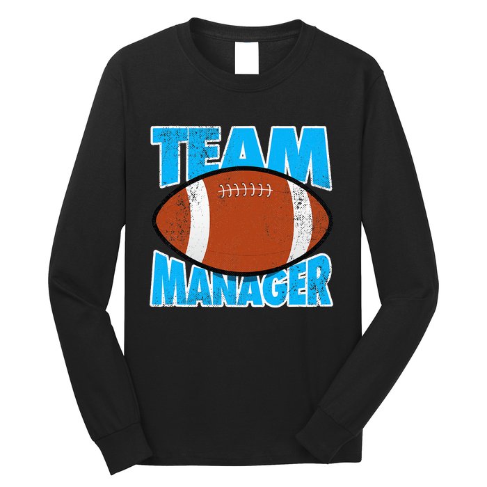 Football Team Manager Graphic Long Sleeve Shirt