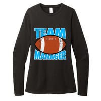 Football Team Manager Graphic Womens CVC Long Sleeve Shirt