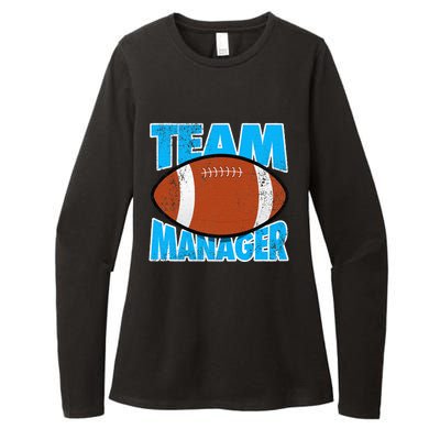 Football Team Manager Graphic Womens CVC Long Sleeve Shirt