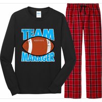 Football Team Manager Graphic Long Sleeve Pajama Set