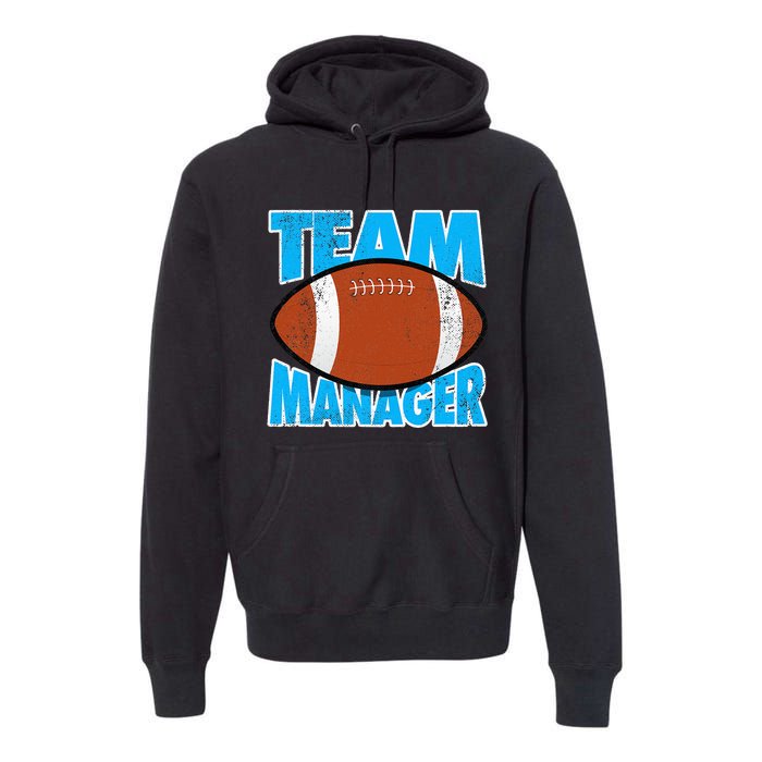 Football Team Manager Graphic Premium Hoodie